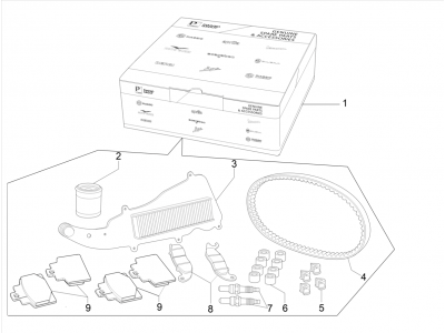 Complete wear and maintenance kit